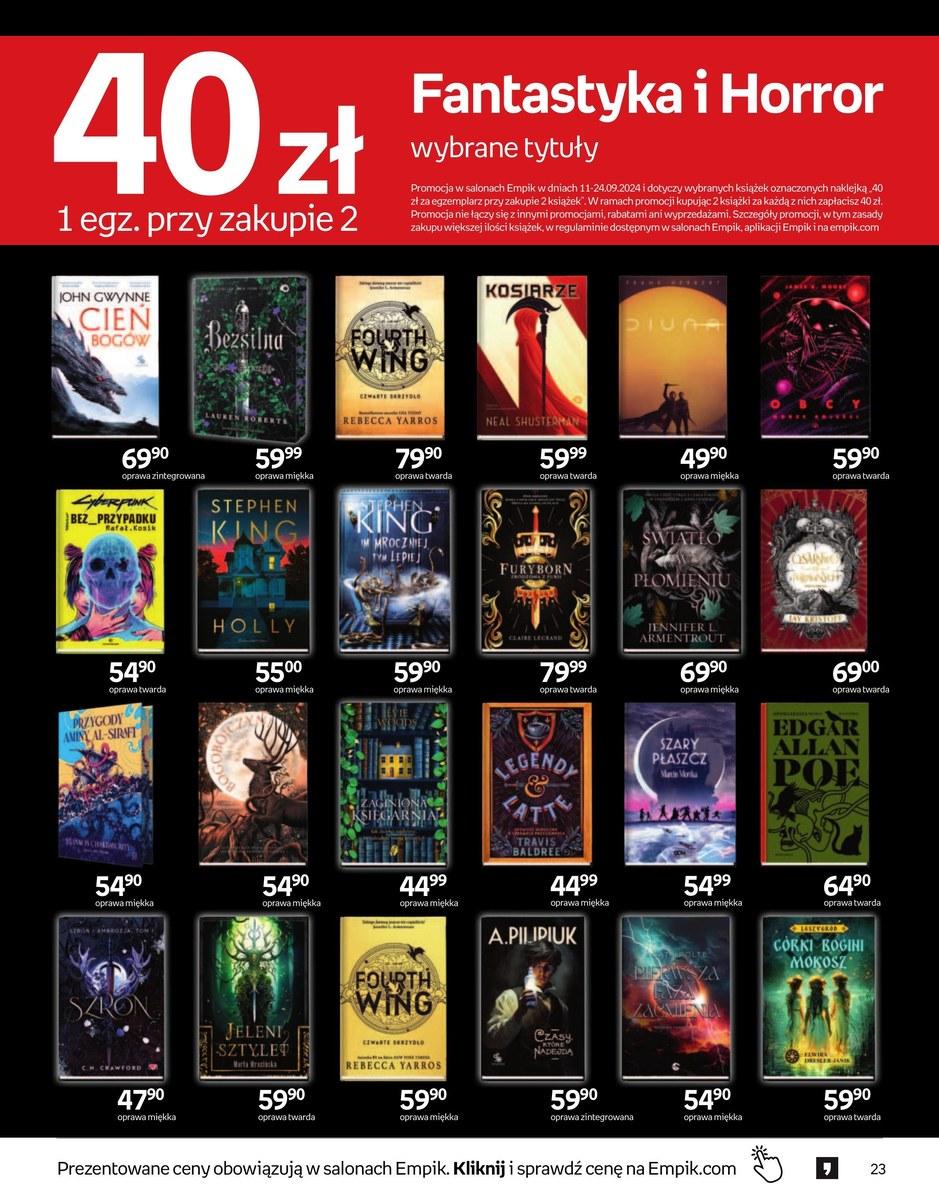 Gazetka promocyjna empik str. 23