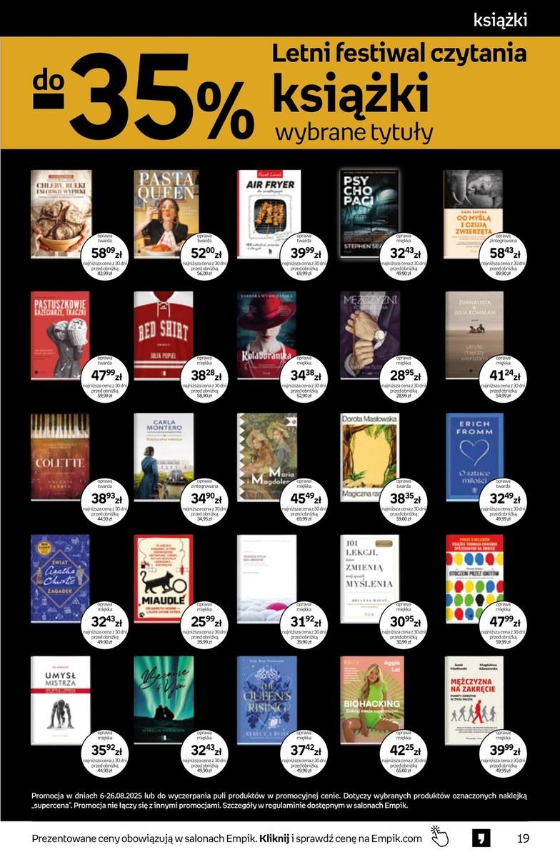 Gazetka promocyjna empik str. 19