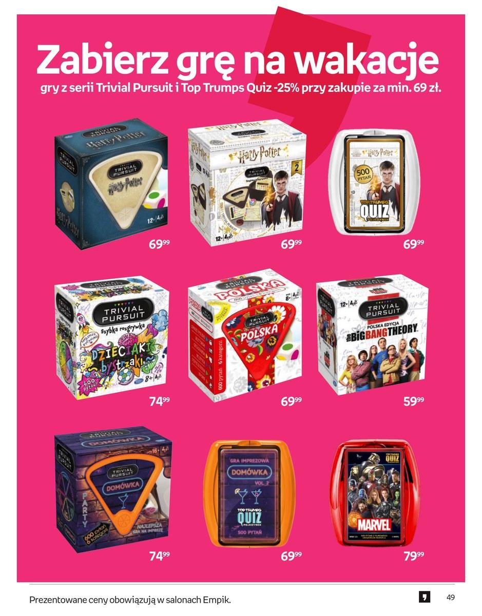 Gazetka promocyjna empik str. 49