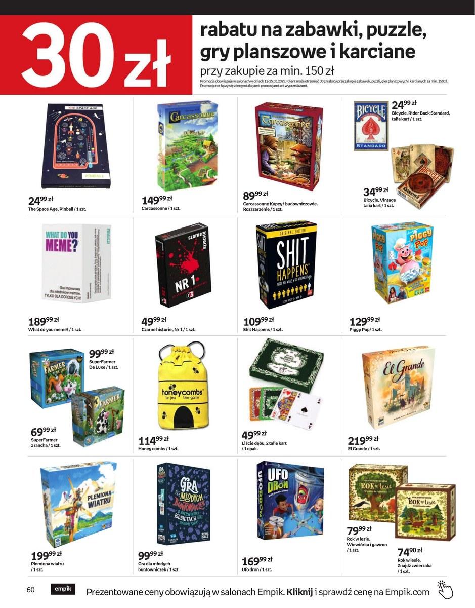 Gazetka promocyjna empik str. 60