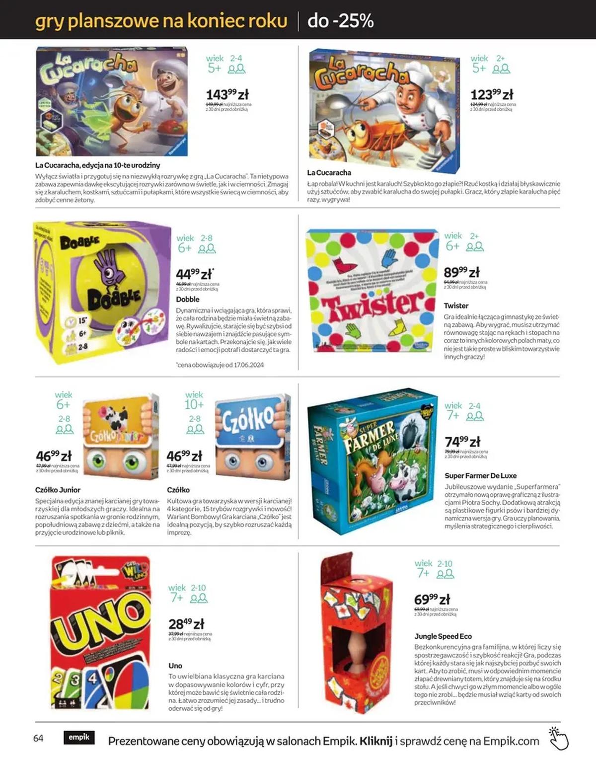 Gazetka promocyjna empik str. 64