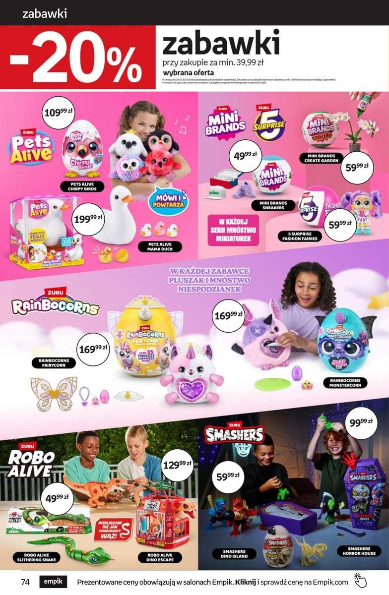 Gazetka promocyjna empik str. 74