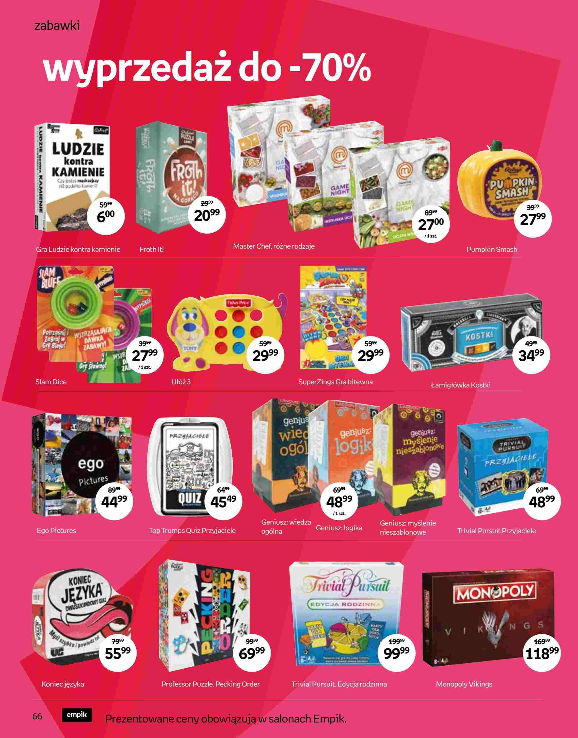 Gazetka promocyjna empik str. 66