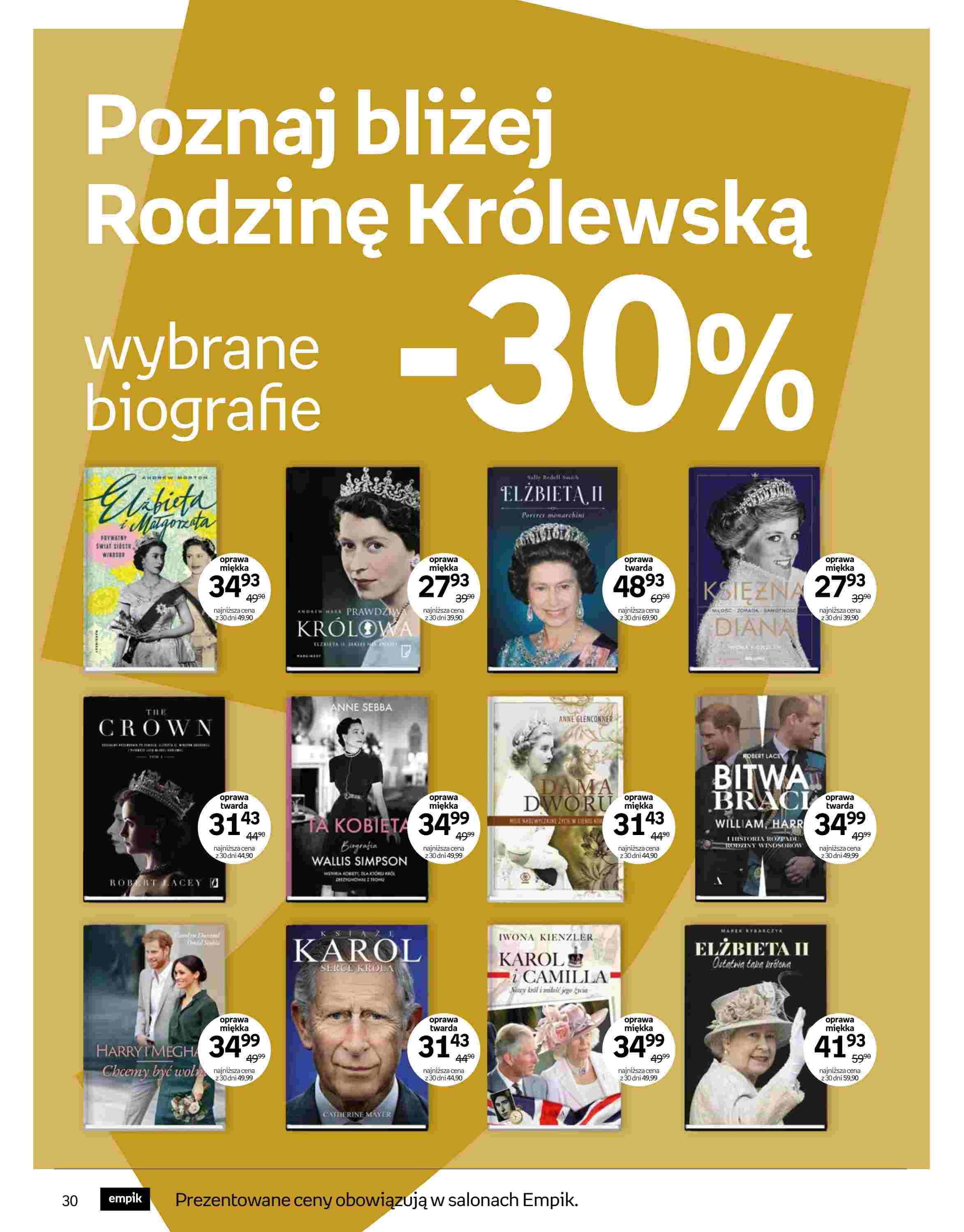 Gazetka promocyjna empik str. 30