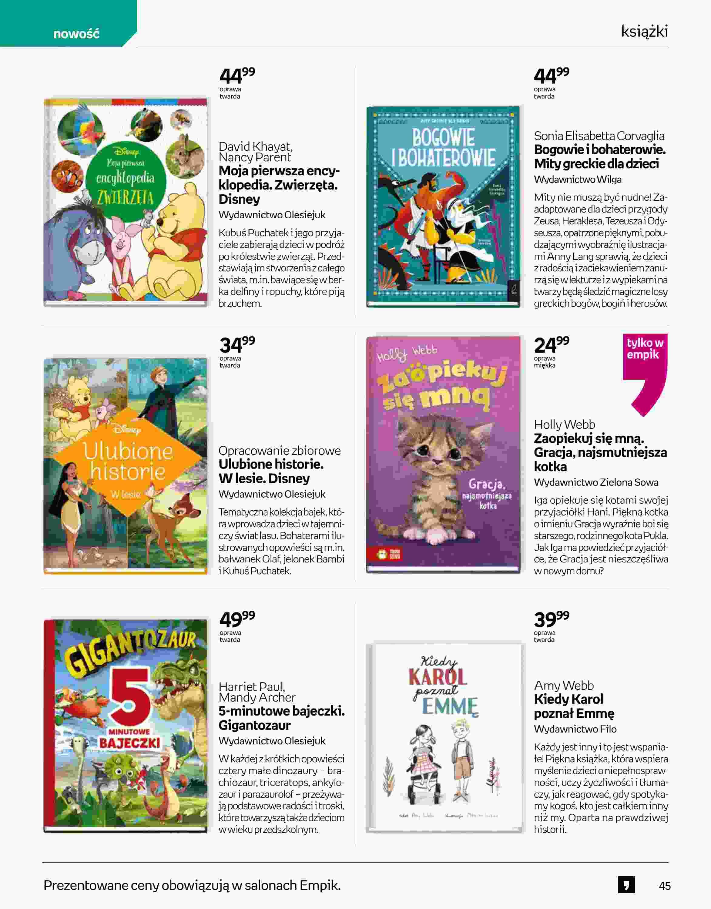 Gazetka promocyjna empik str. 45