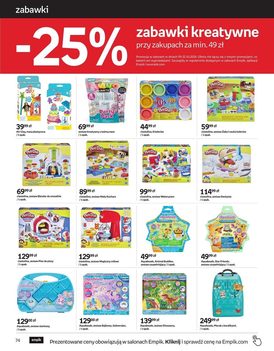 Gazetka promocyjna empik str. 74