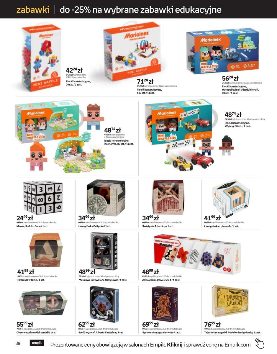 Gazetka promocyjna empik str. 38