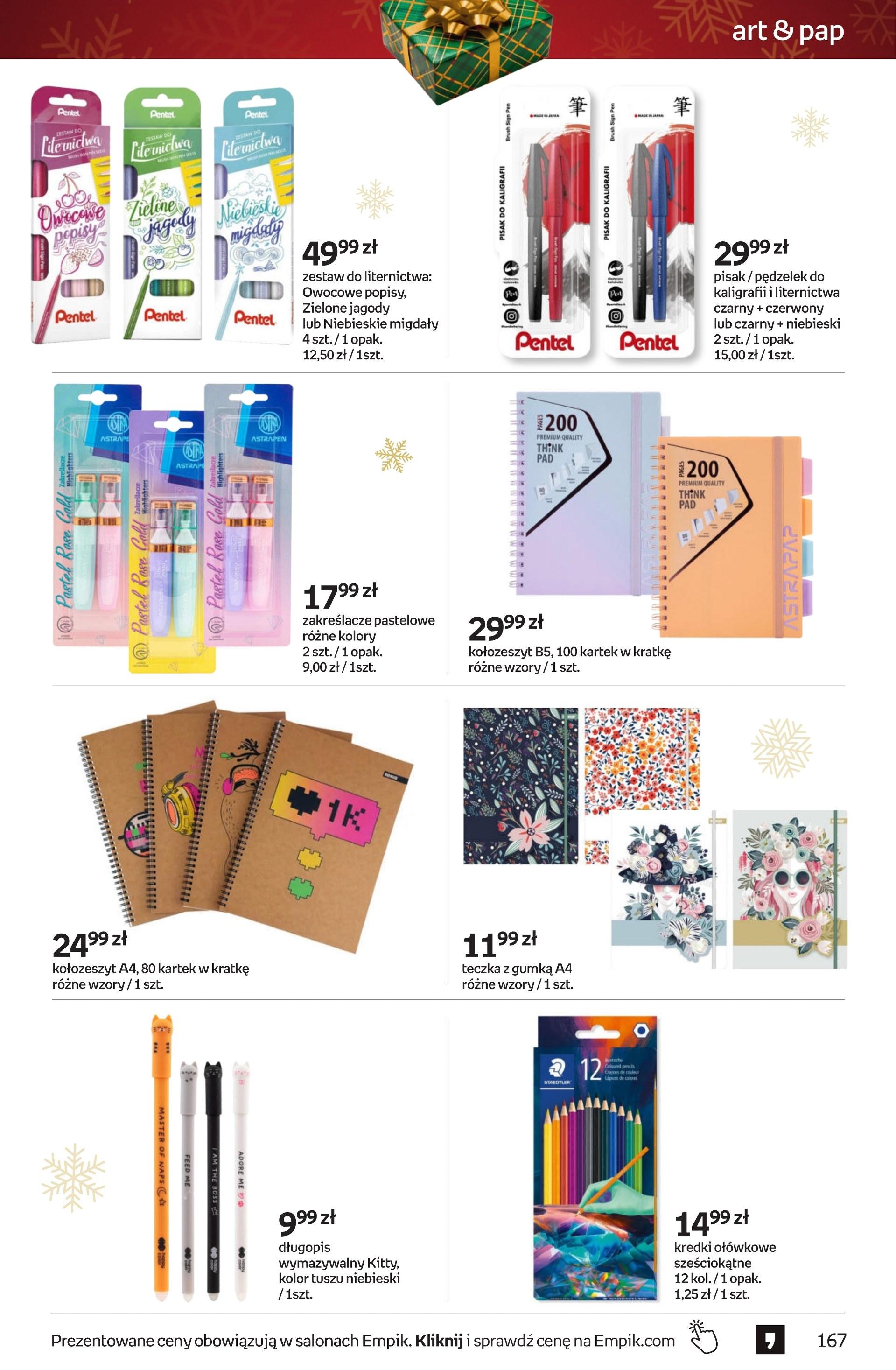 Gazetka promocyjna empik str. 167