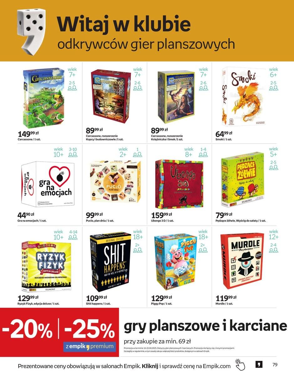 Gazetka promocyjna empik str. 79