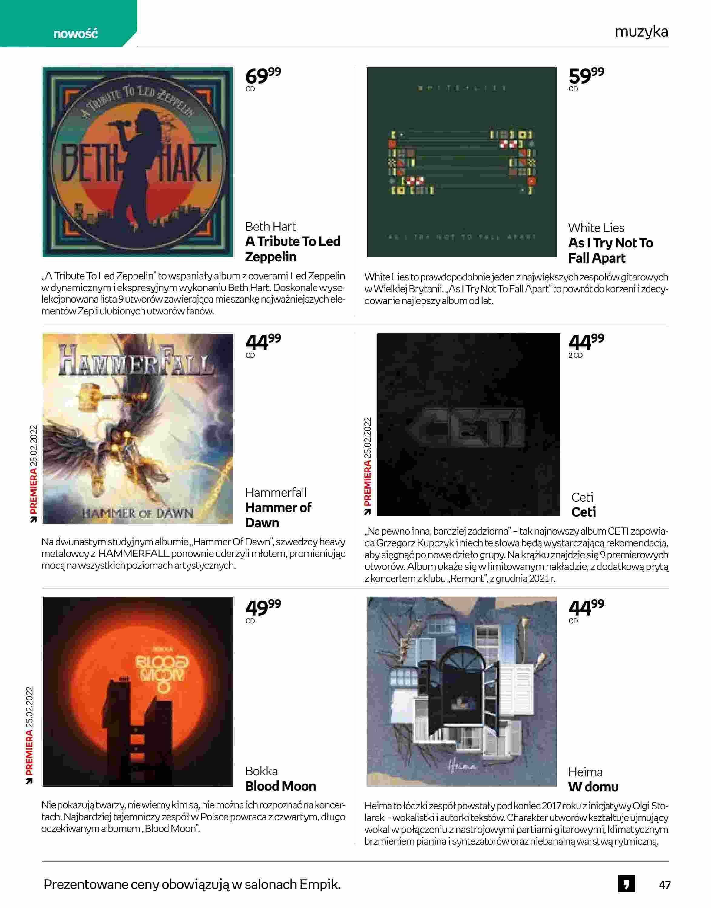 Gazetka promocyjna empik str. 47