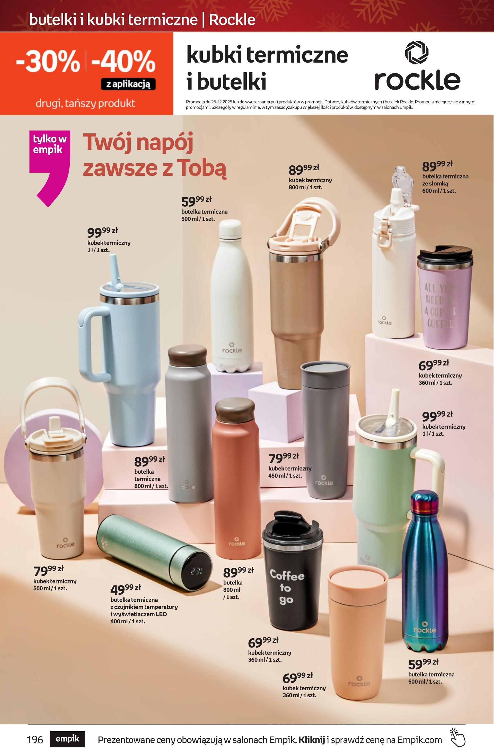 Gazetka promocyjna empik str. 196