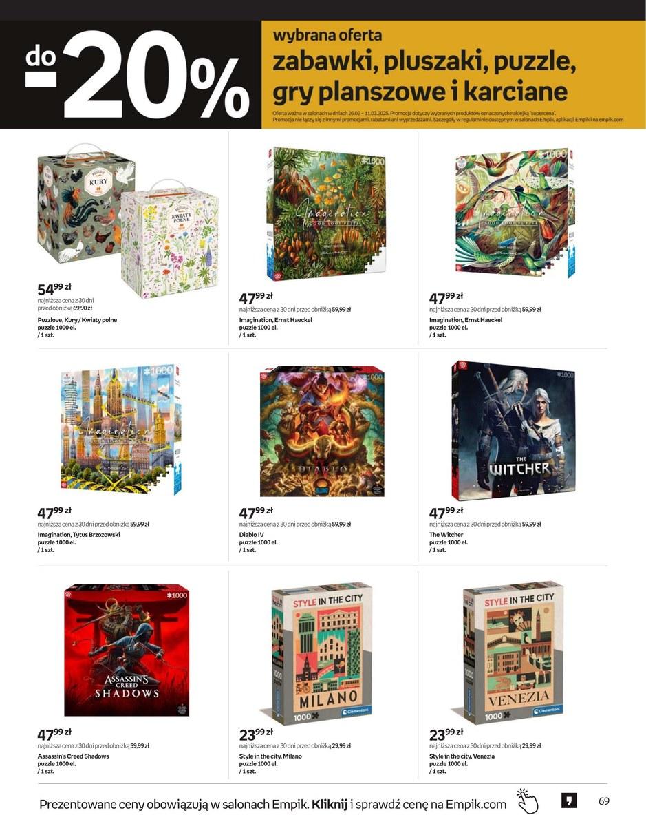 Gazetka promocyjna empik str. 69