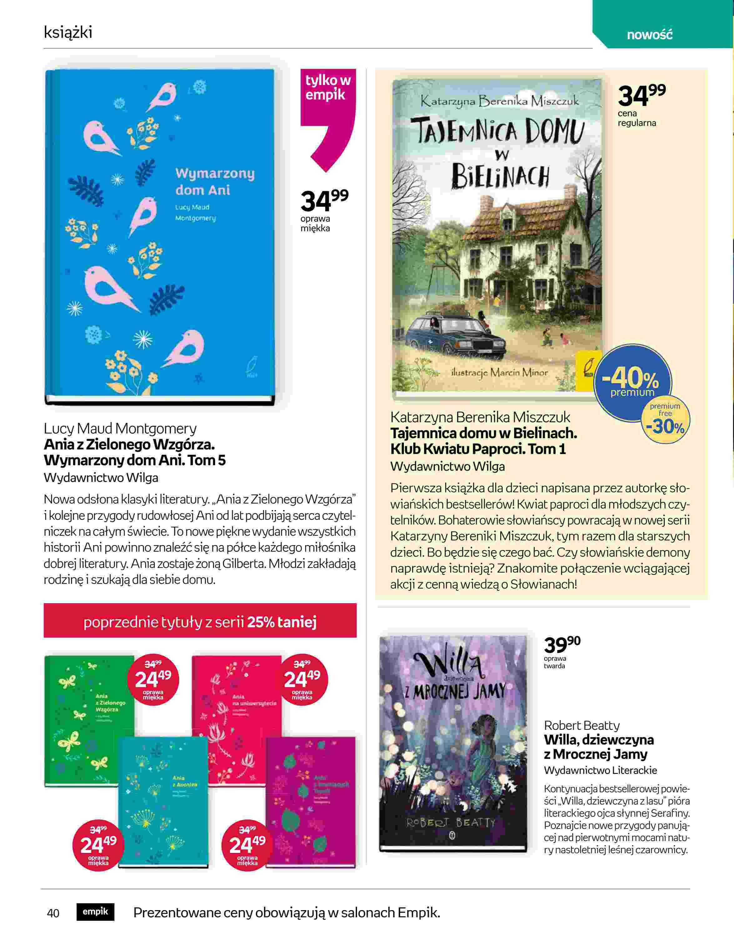 Gazetka promocyjna empik str. 40