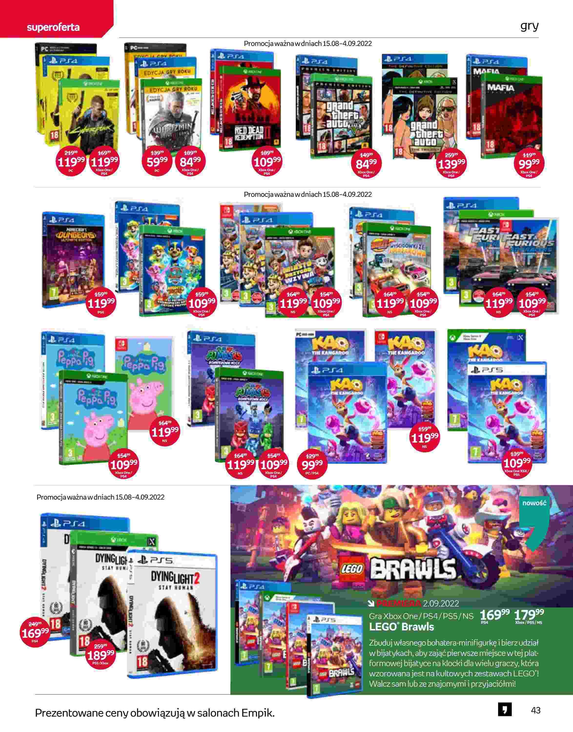 Gazetka promocyjna empik str. 43