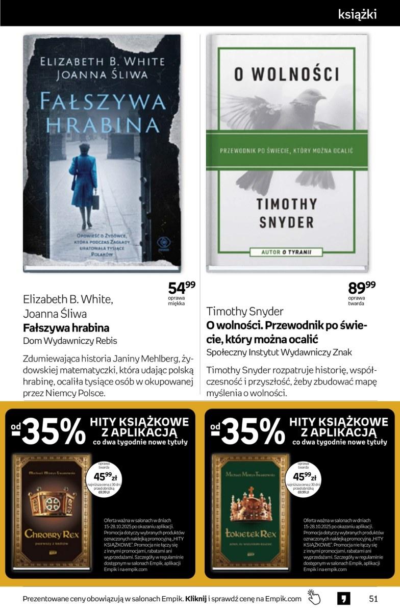Gazetka promocyjna empik str. 51