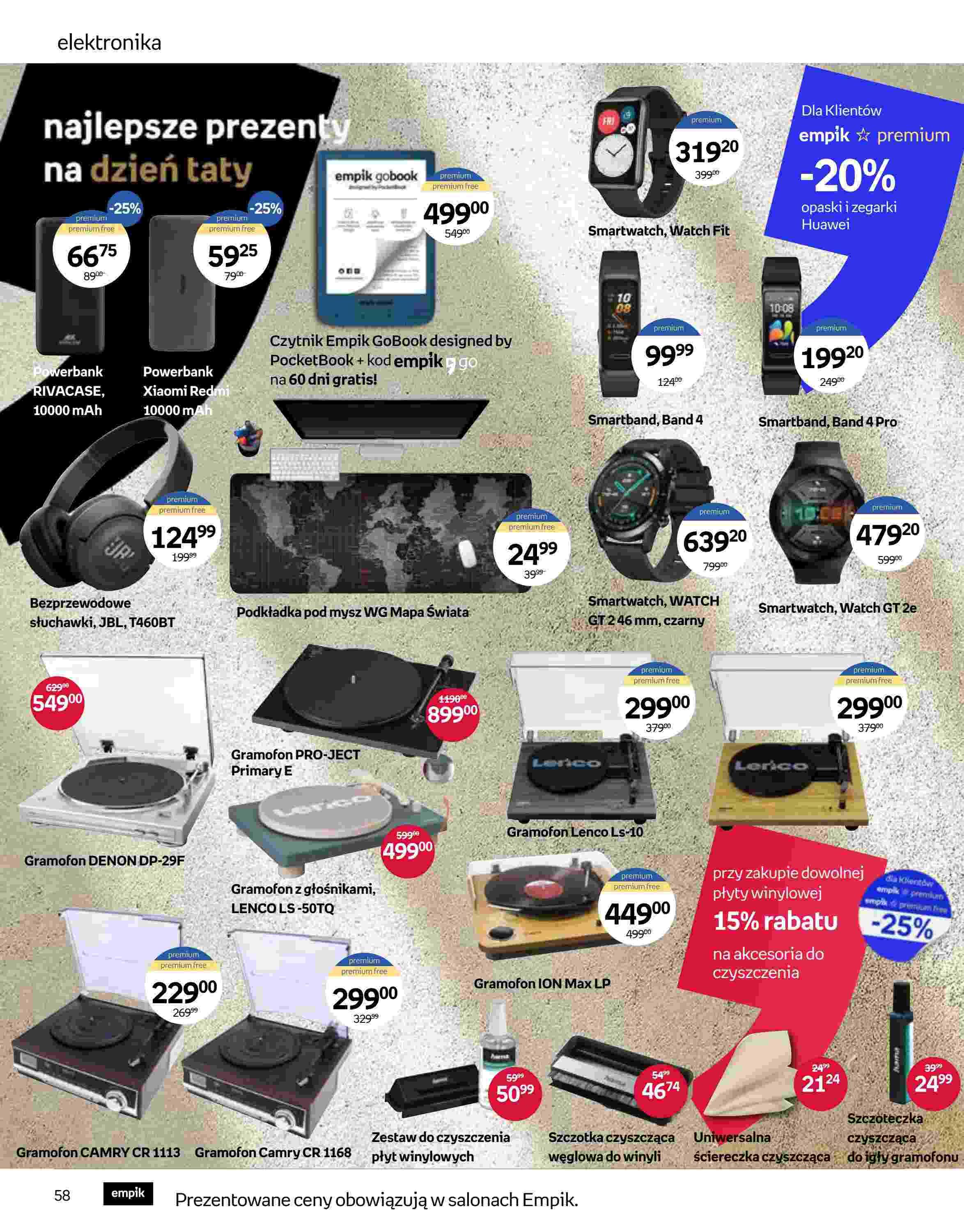 Gazetka promocyjna empik str. 58