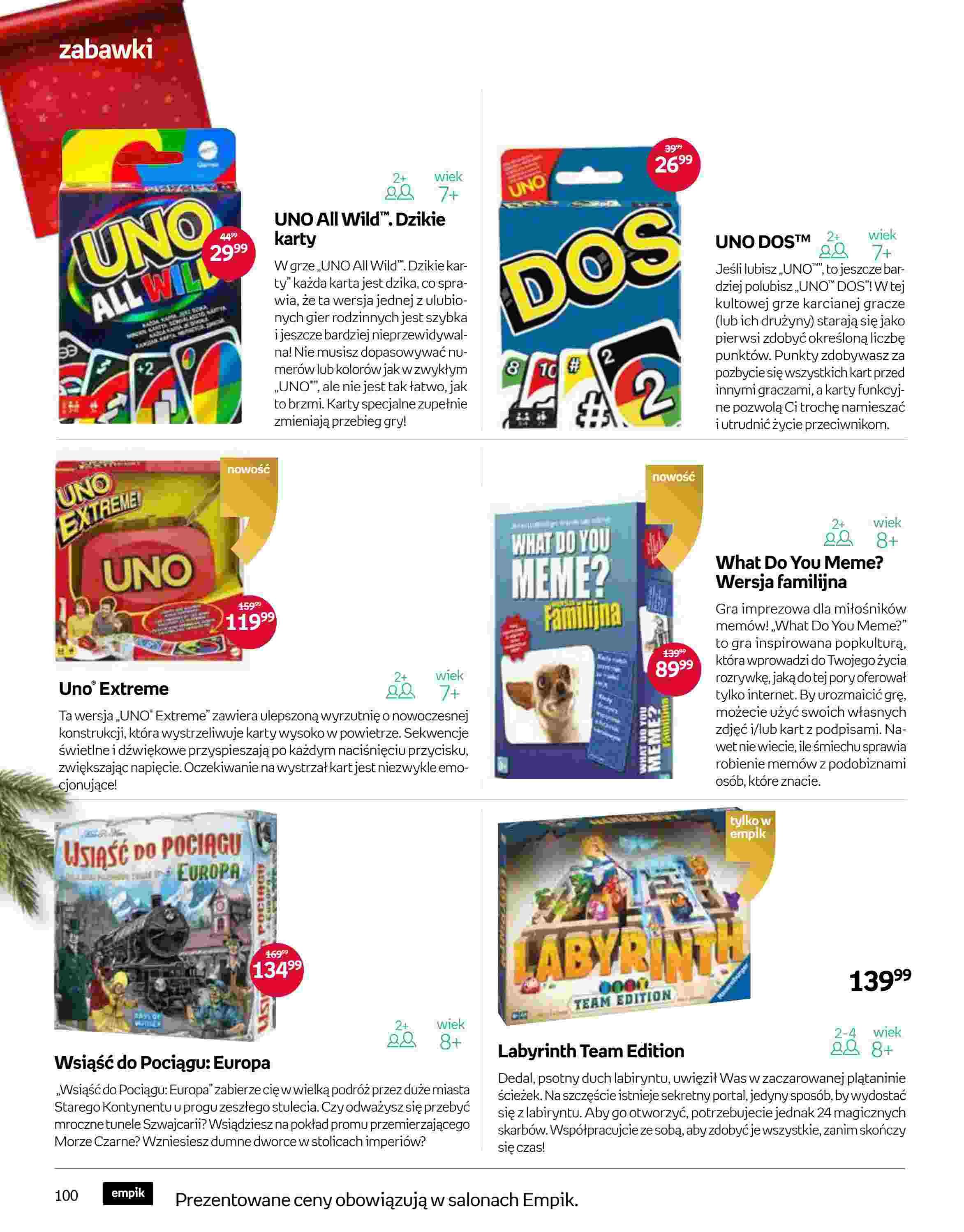 Gazetka promocyjna empik str. 100