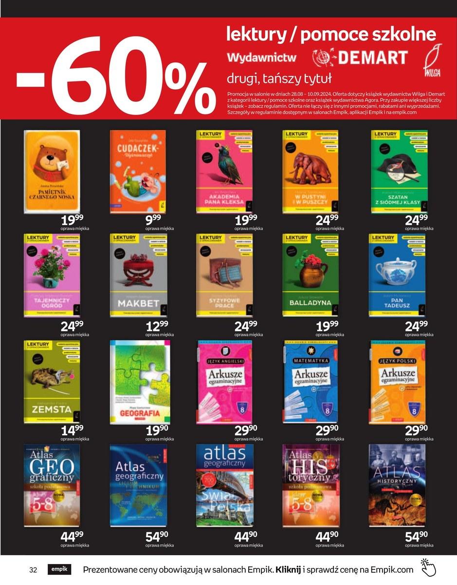Gazetka promocyjna empik str. 32