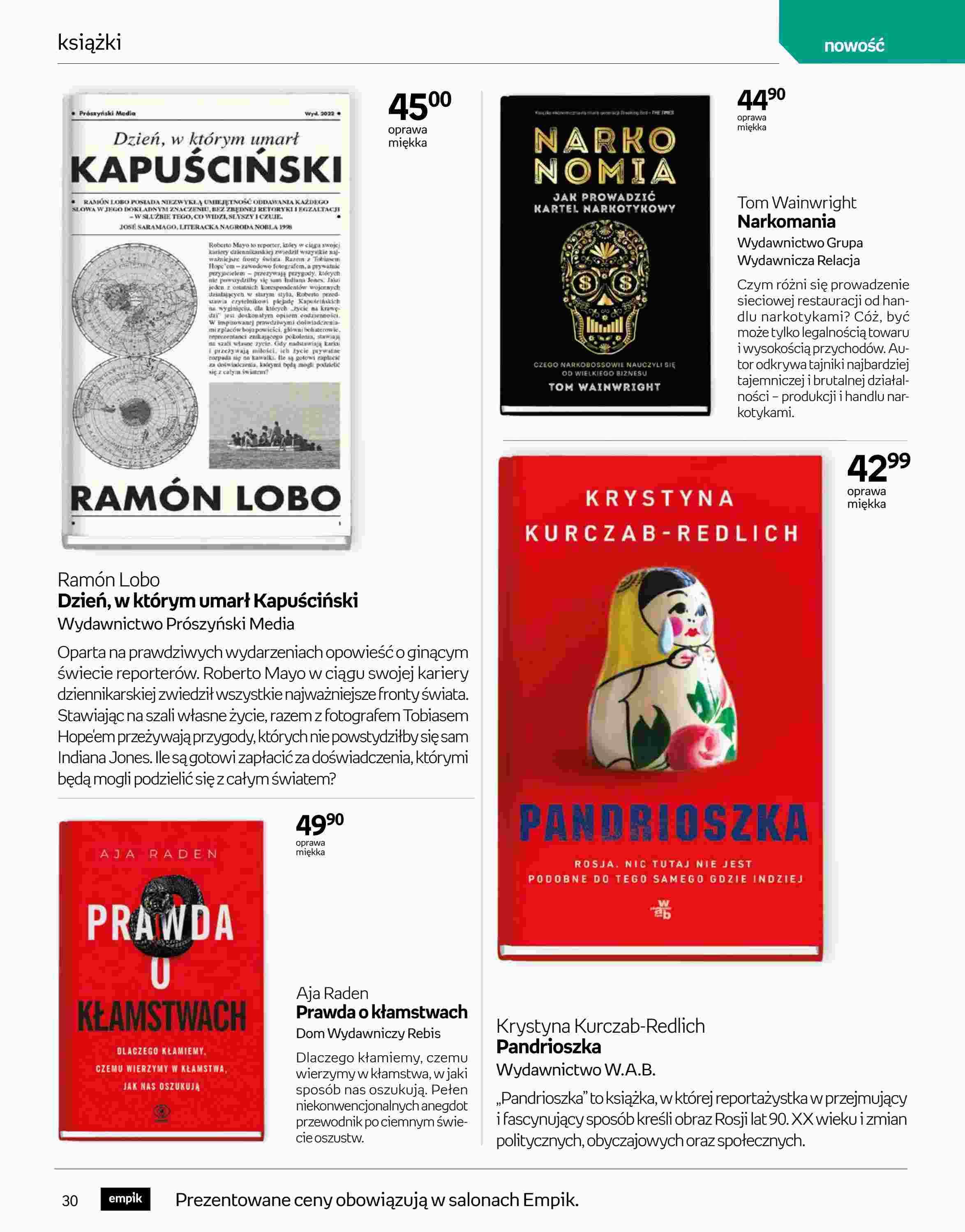 Gazetka promocyjna empik str. 30
