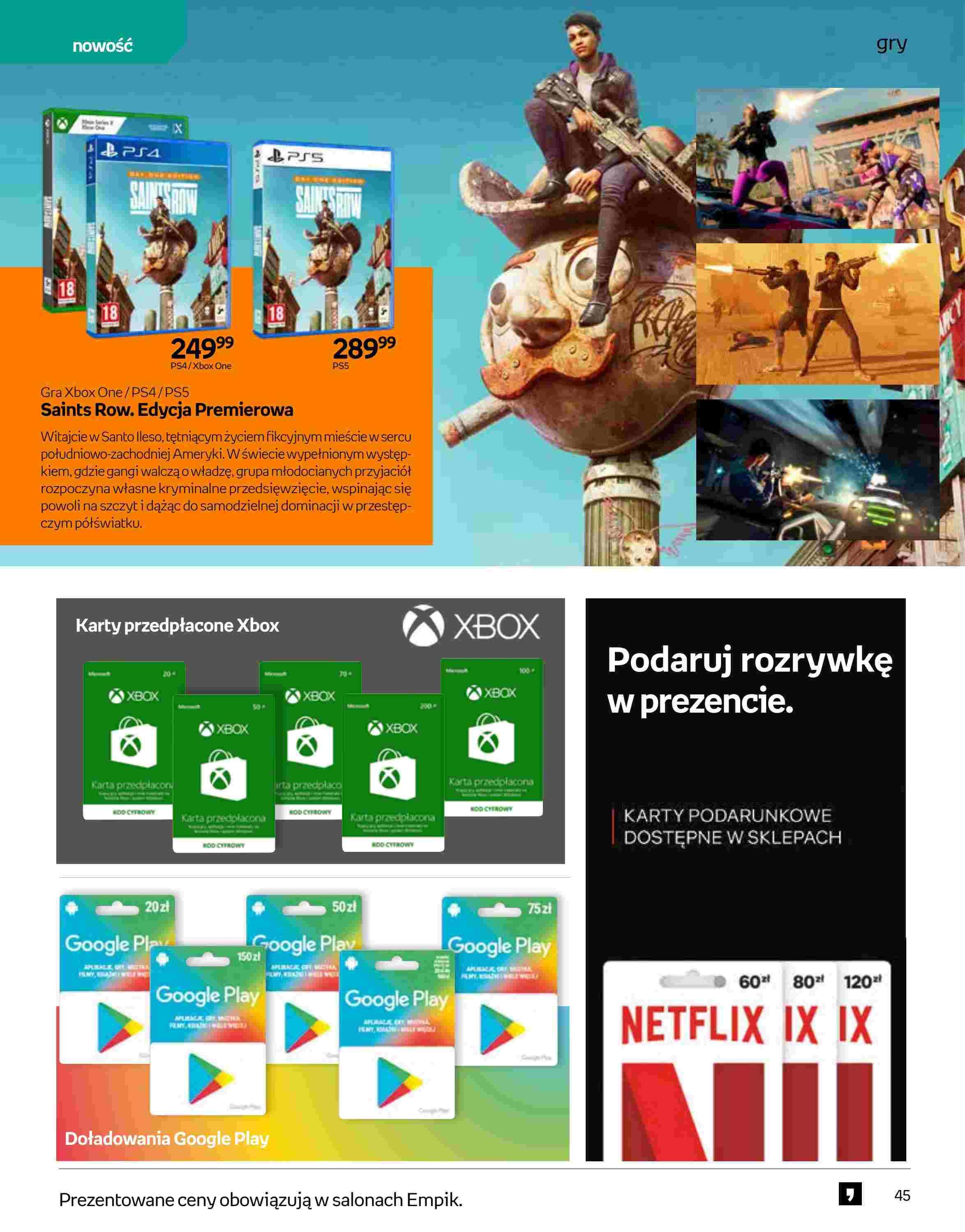 Gazetka promocyjna empik str. 45