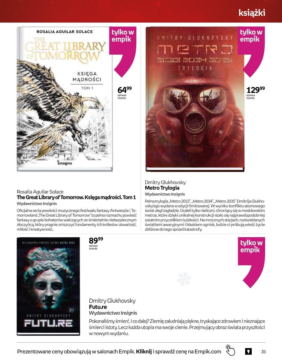 Gazetka promocyjna empik str. 31