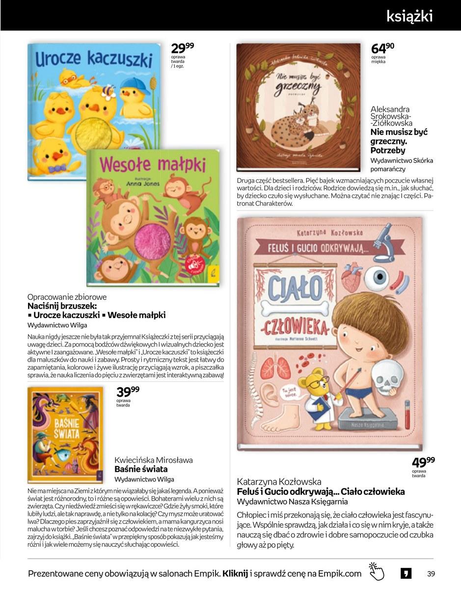 Gazetka promocyjna empik str. 39