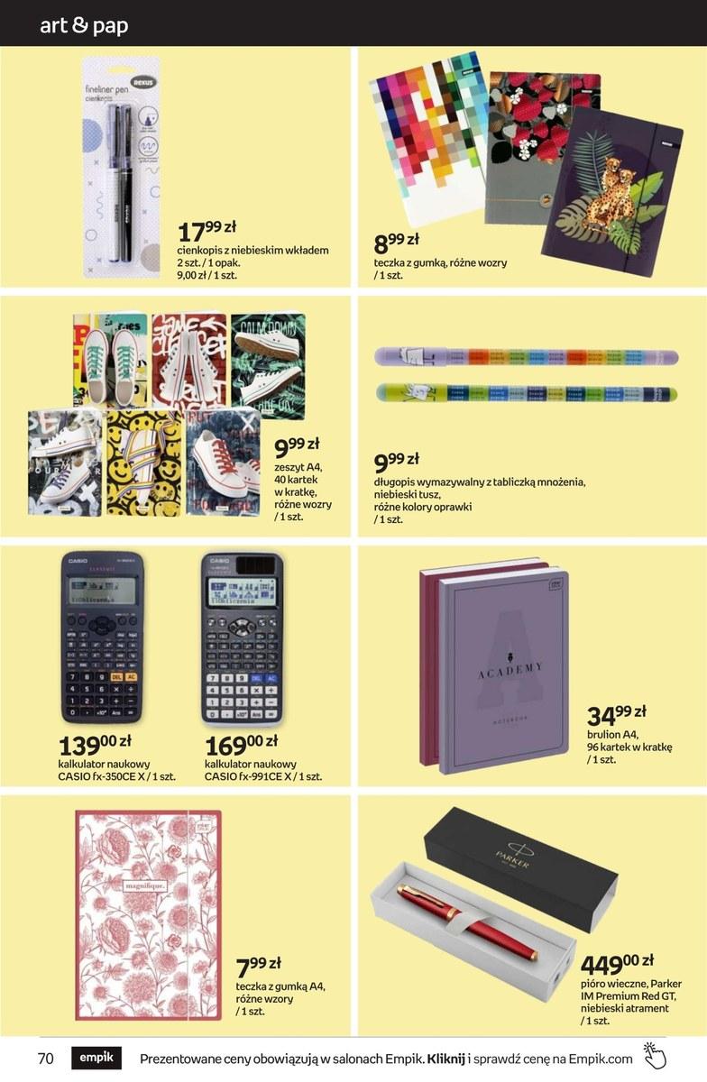 Gazetka promocyjna empik str. 70