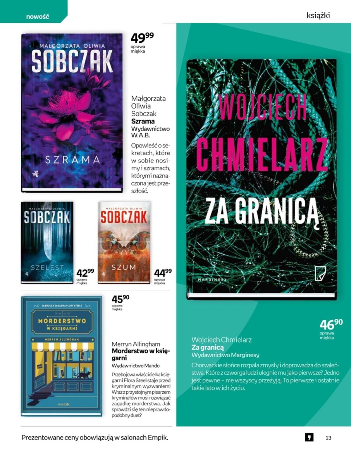 Gazetka promocyjna empik str. 13