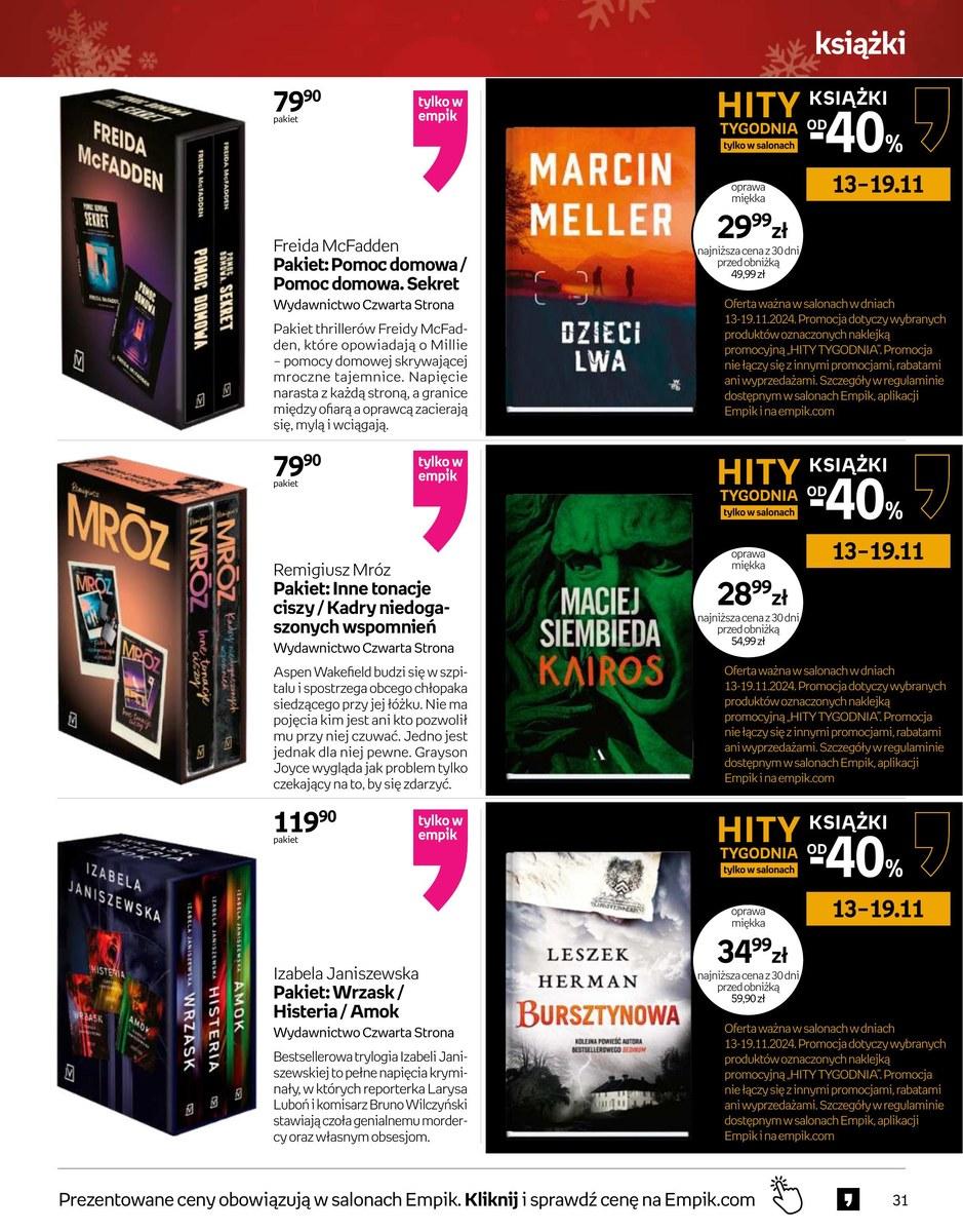 Gazetka promocyjna empik str. 31