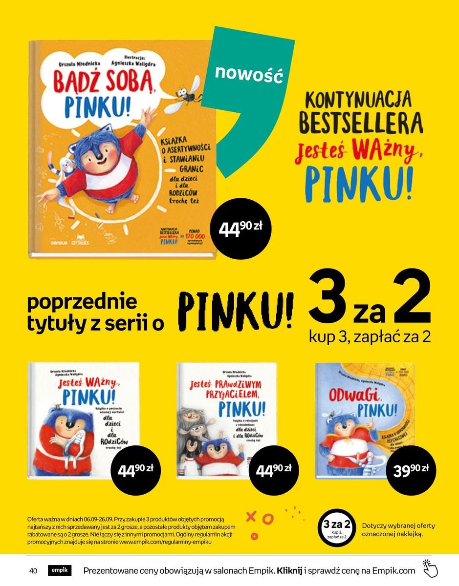 Gazetka promocyjna empik str. 40