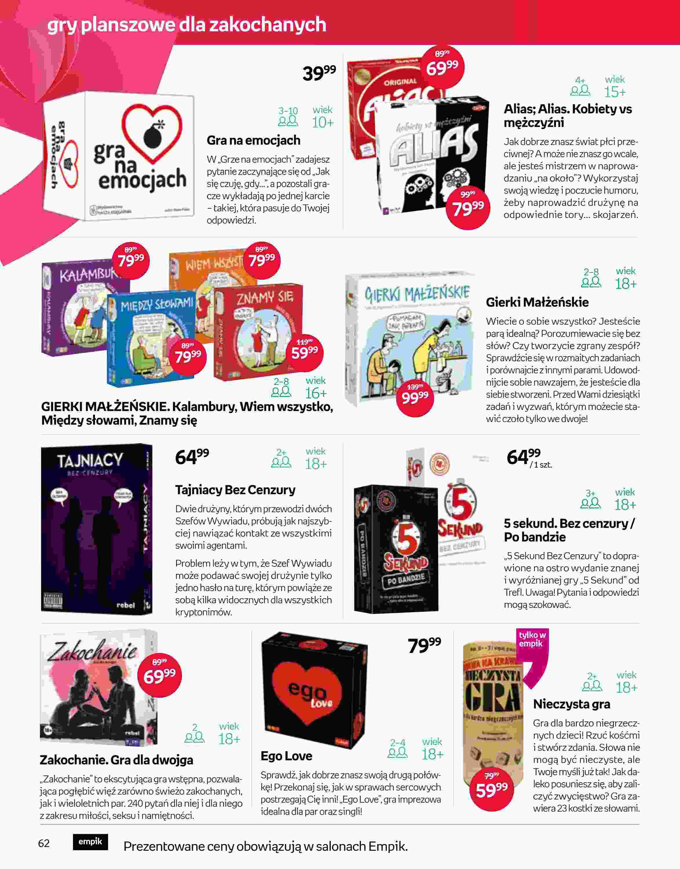 Gazetka promocyjna empik str. 62