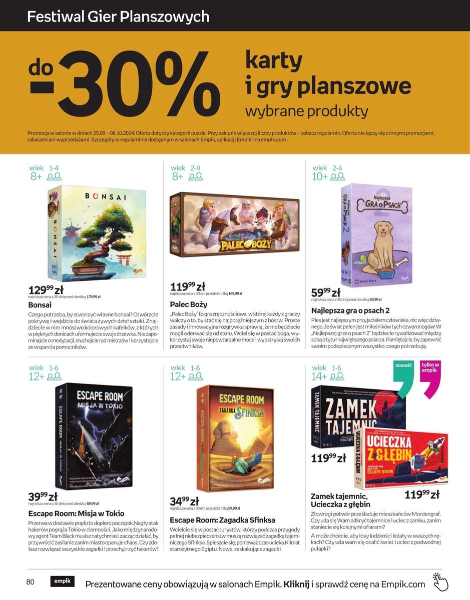 Gazetka promocyjna empik str. 80