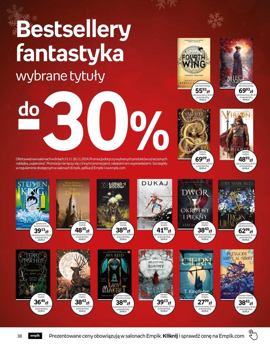 Gazetka promocyjna empik str. 38