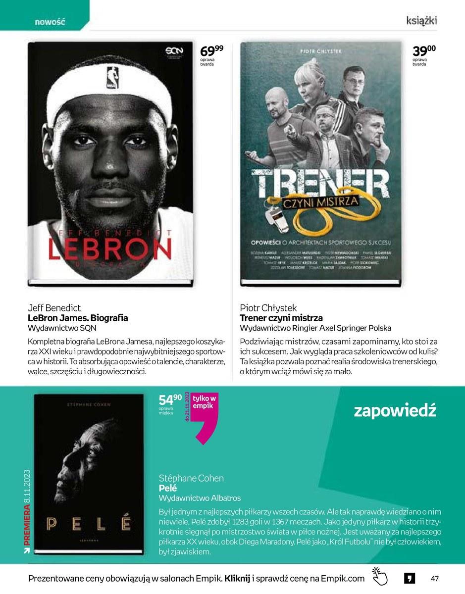 Gazetka promocyjna empik str. 47
