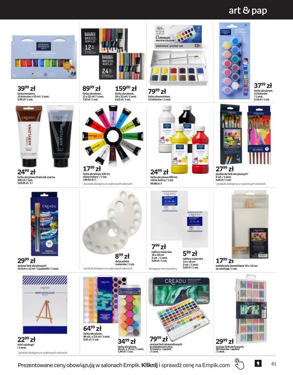 Gazetka promocyjna empik str. 61