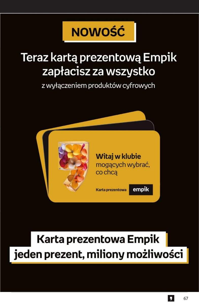 Gazetka promocyjna empik str. 67