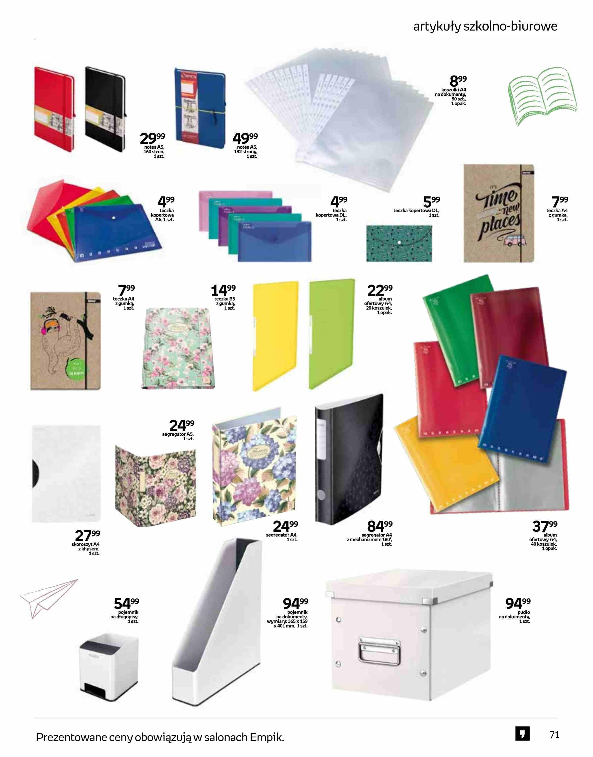 Gazetka promocyjna empik str. 71
