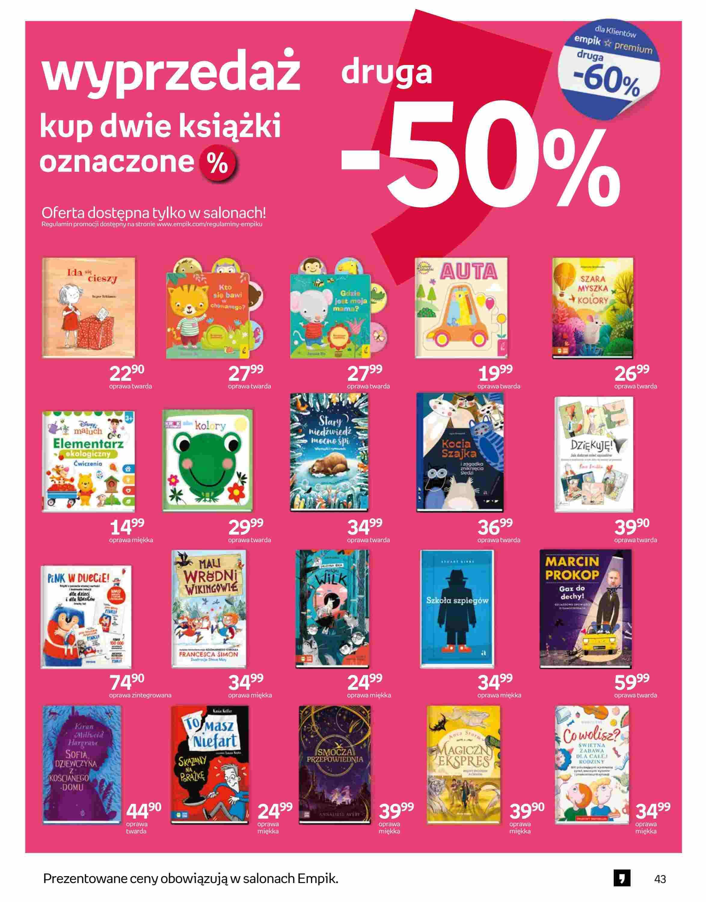 Gazetka promocyjna empik str. 43