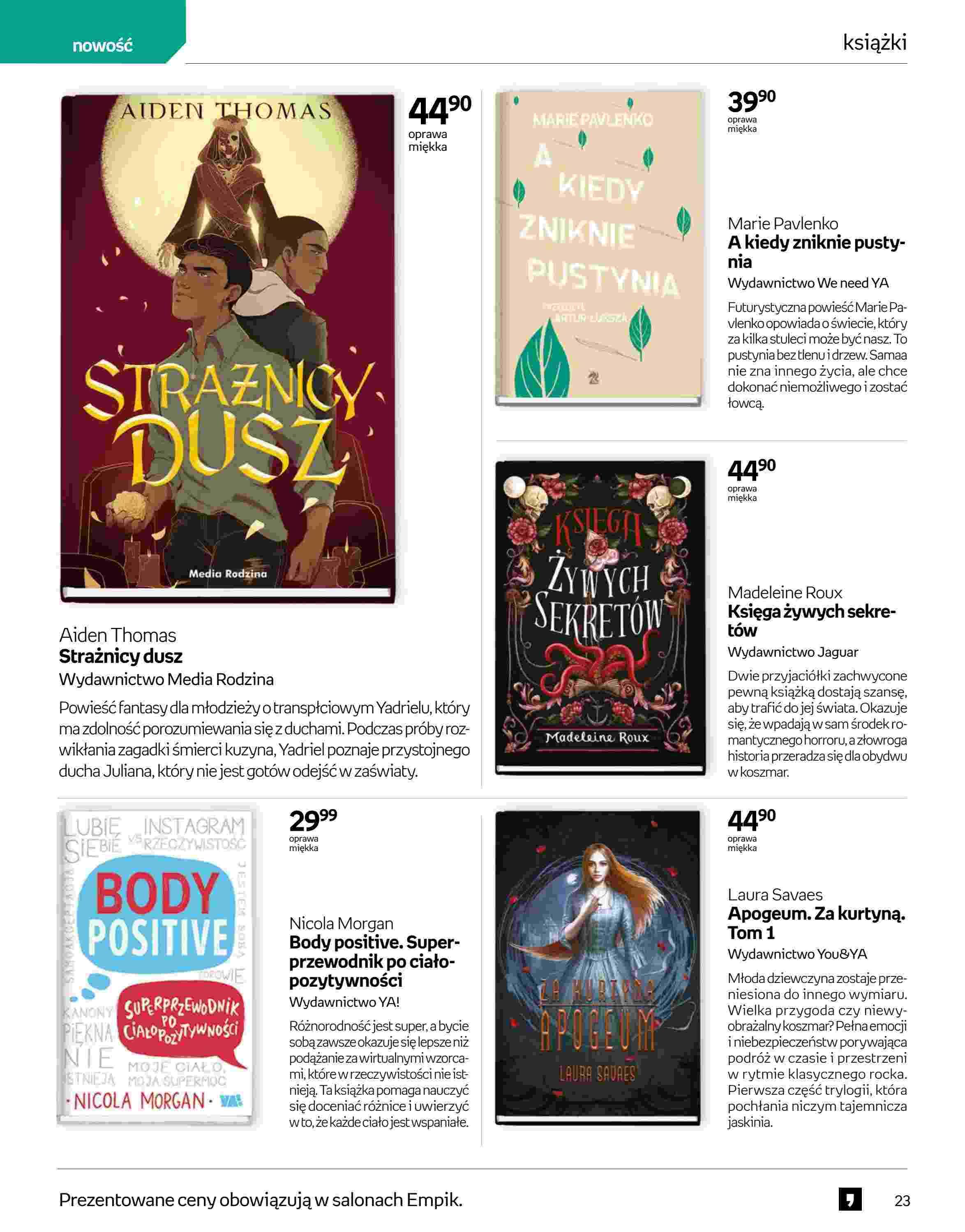 Gazetka promocyjna empik str. 23