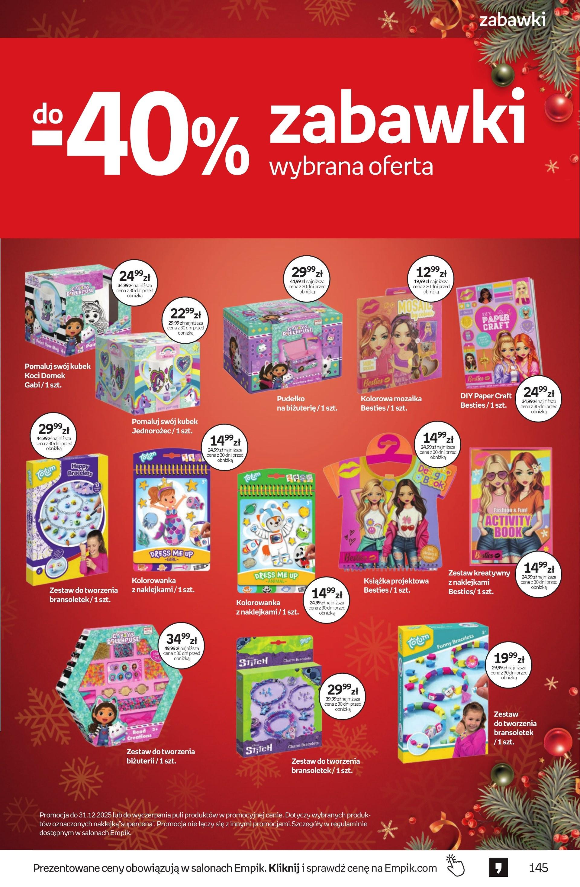 Gazetka promocyjna empik str. 145