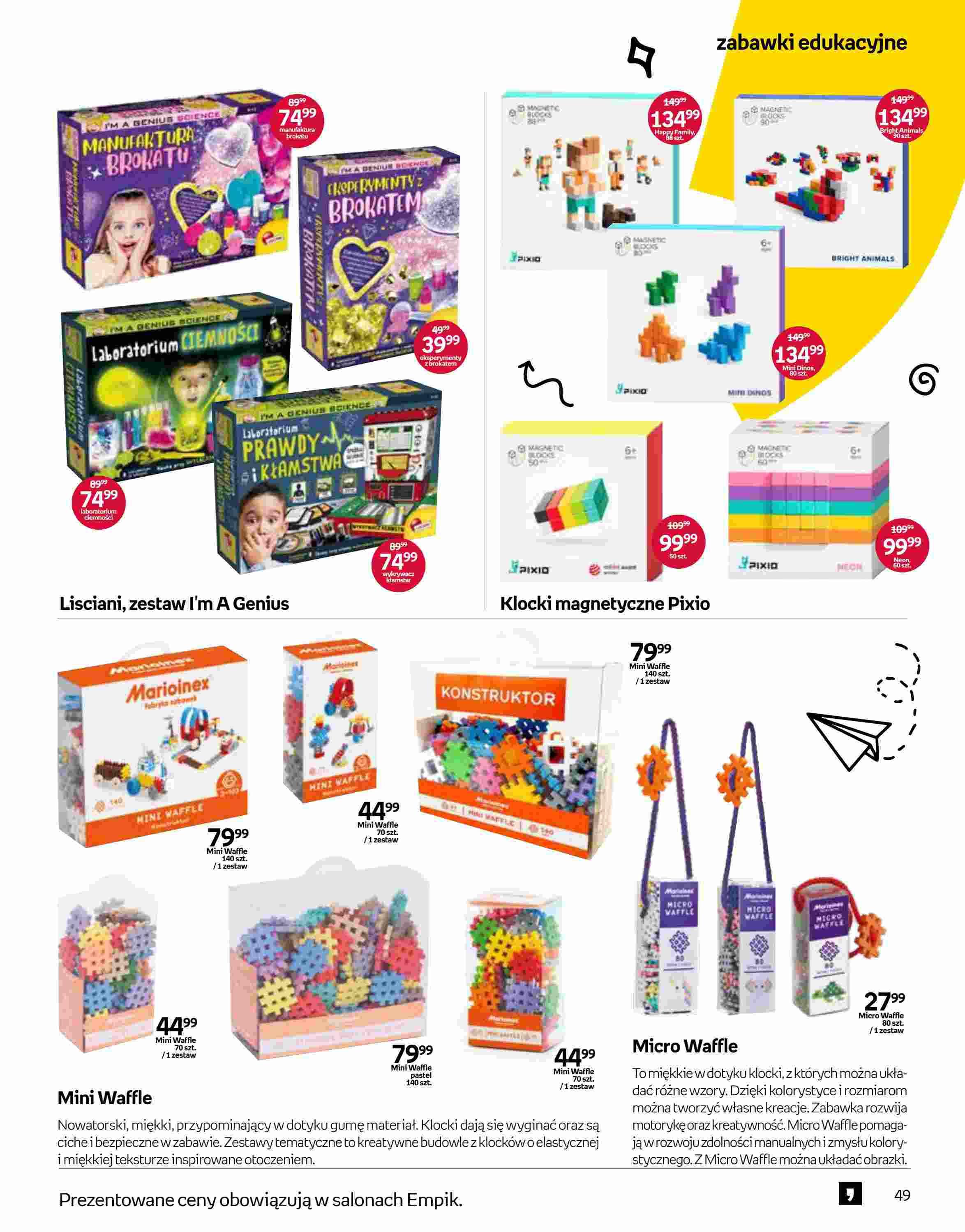 Gazetka promocyjna empik str. 49