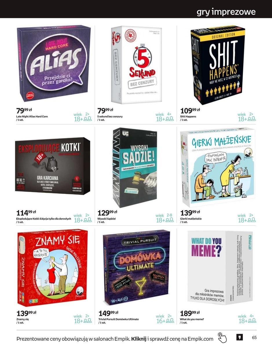 Gazetka promocyjna empik str. 65