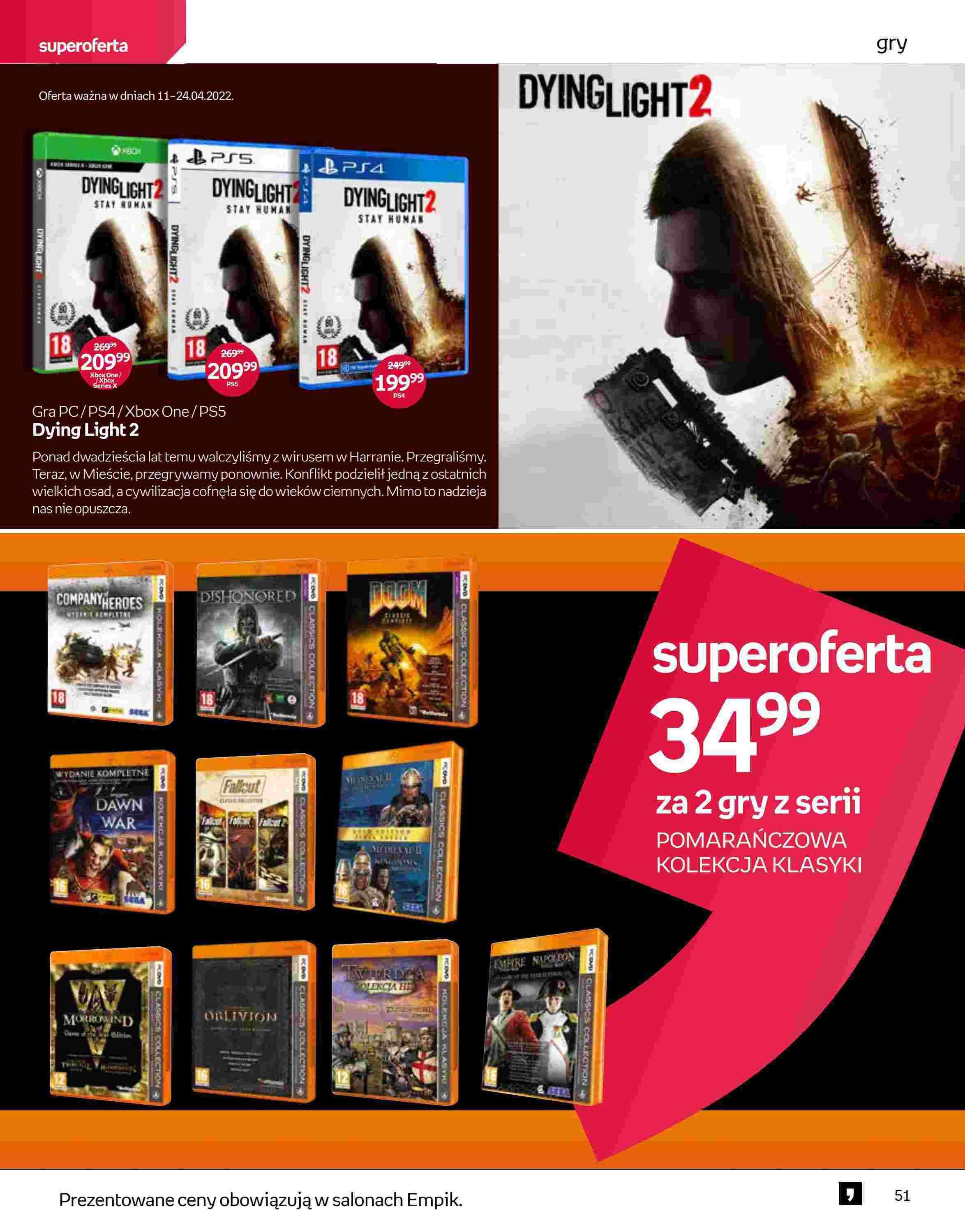 Gazetka promocyjna empik str. 51