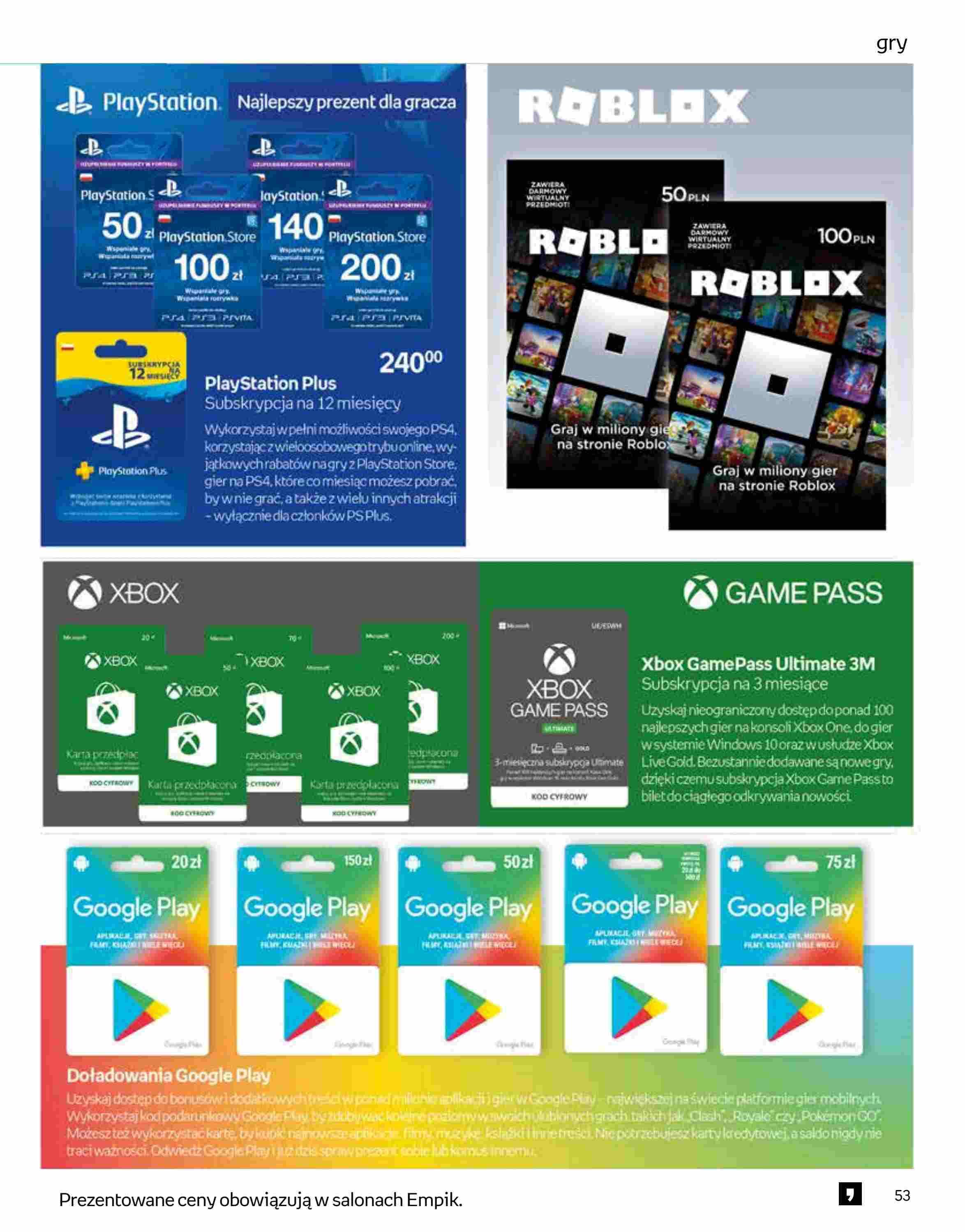 Gazetka promocyjna empik str. 53