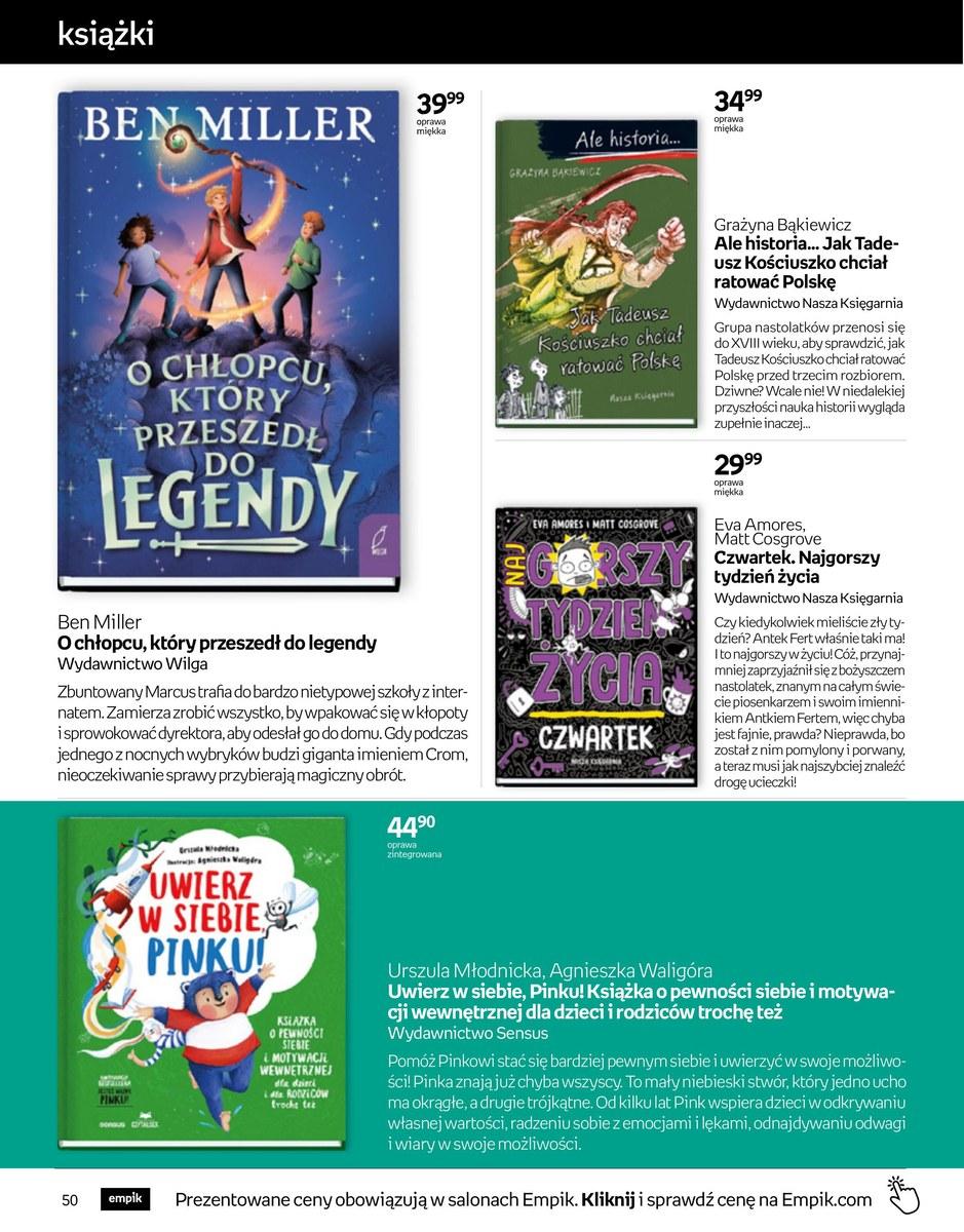 Gazetka promocyjna empik str. 50