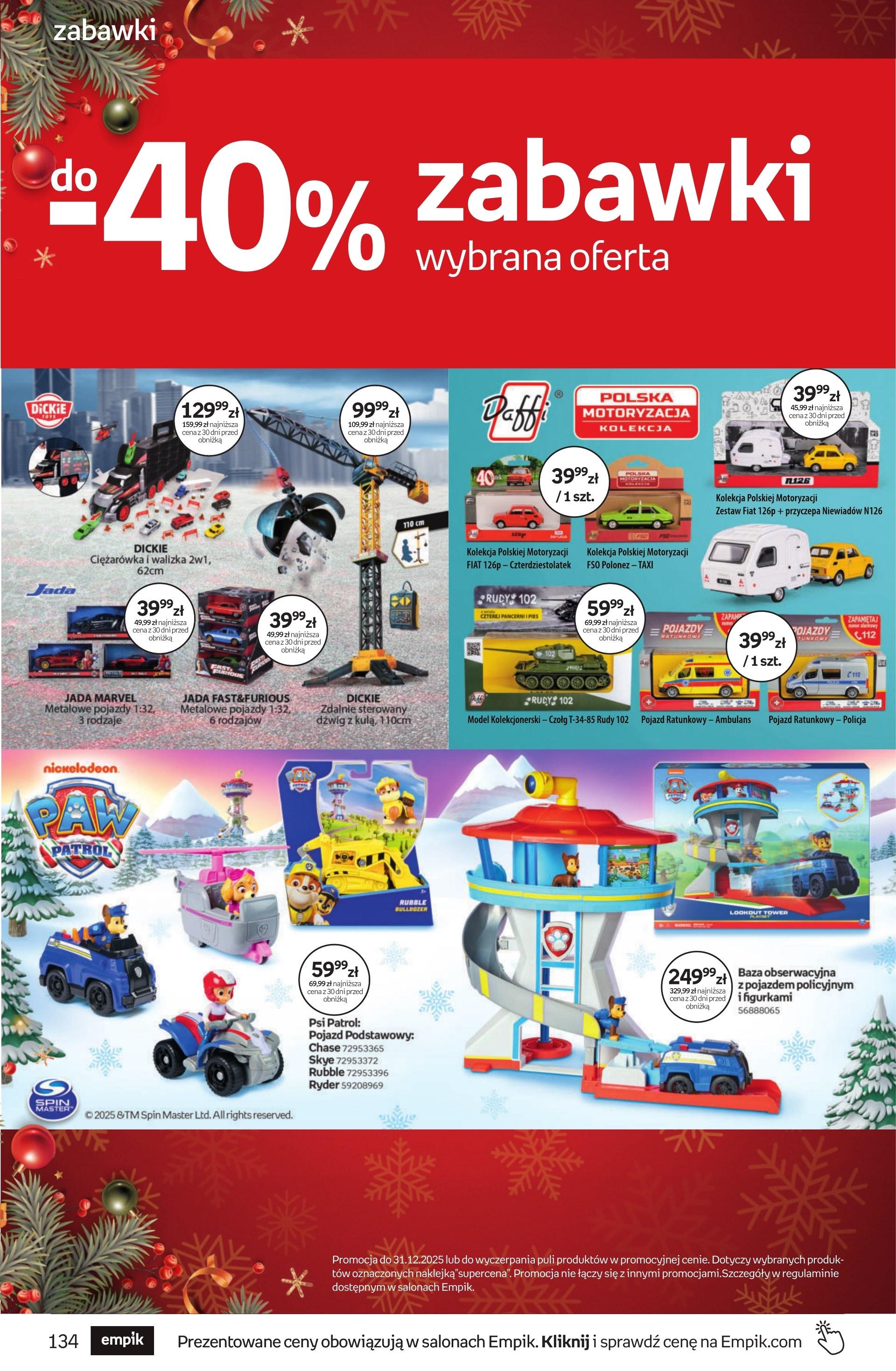 Gazetka promocyjna empik str. 134