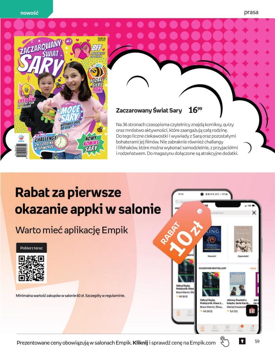 Gazetka promocyjna empik str. 59