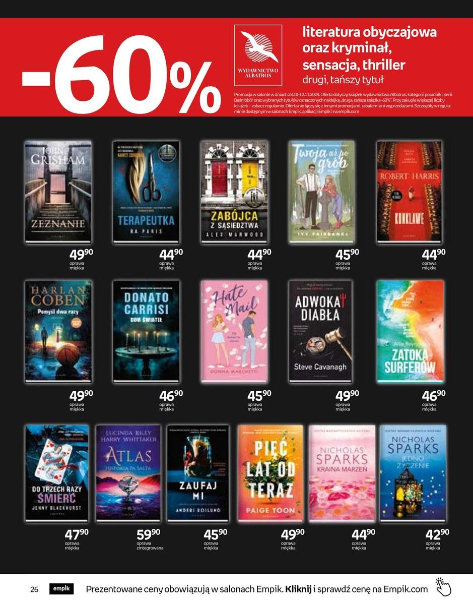 Gazetka promocyjna empik str. 26