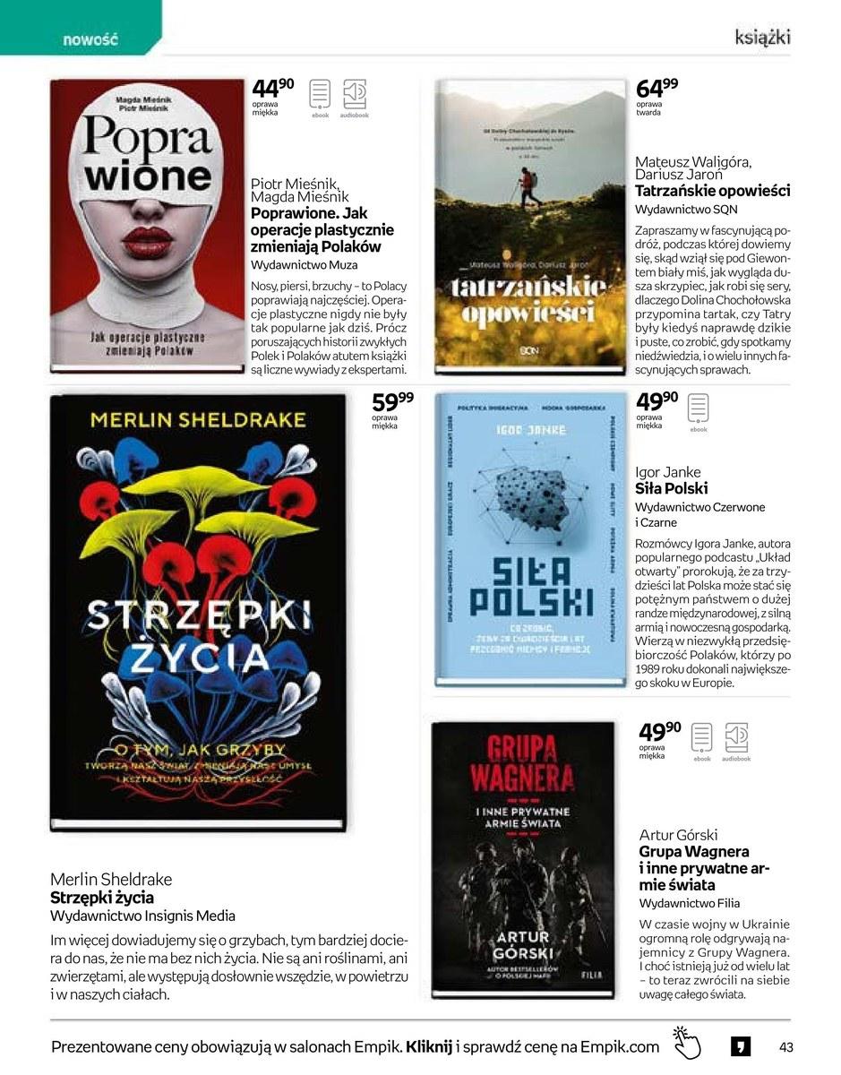 Gazetka promocyjna empik str. 43
