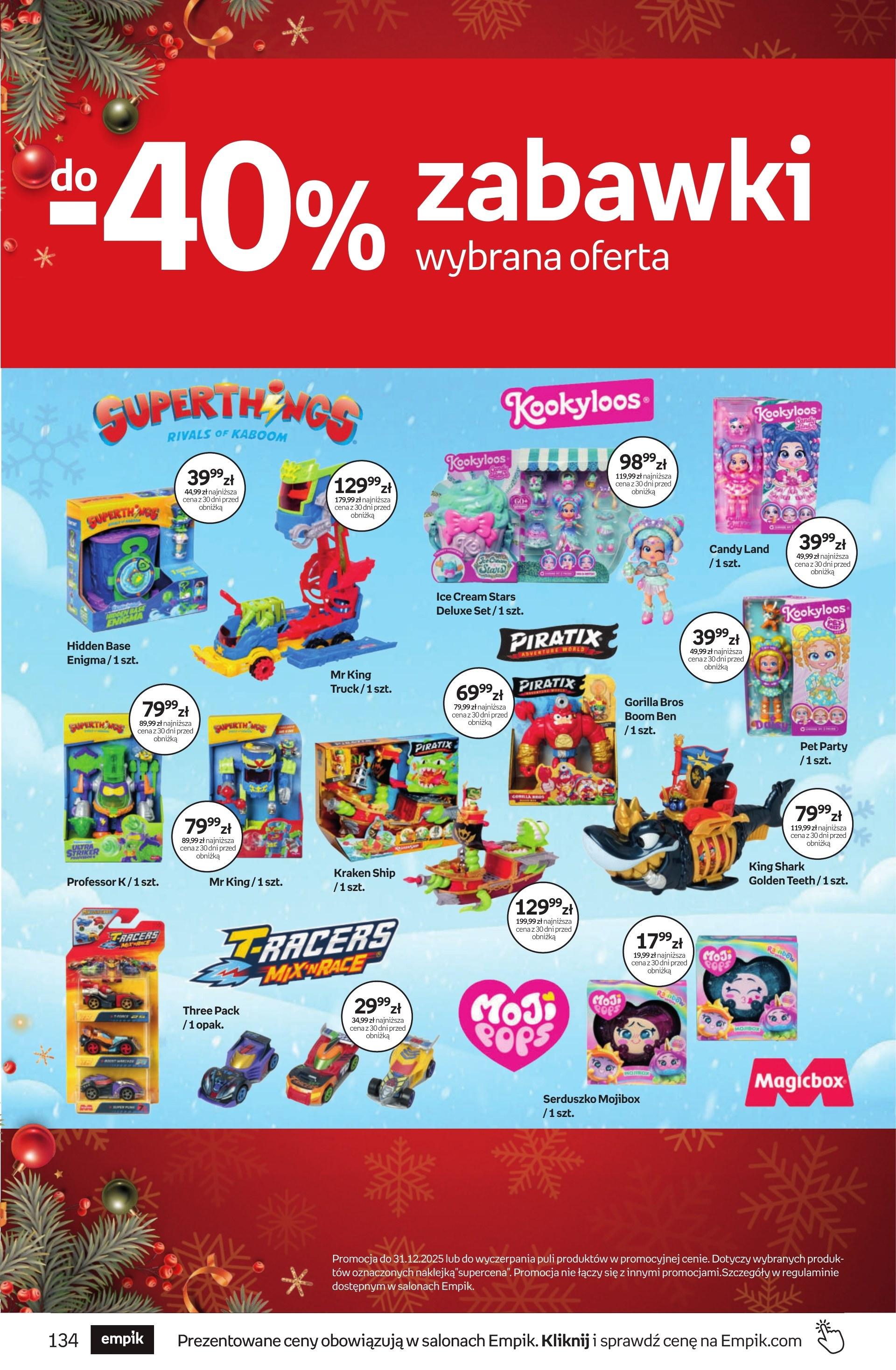 Gazetka promocyjna empik str. 134
